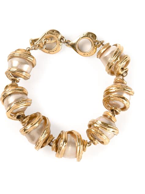 bracelet yves saint laurent faux